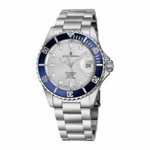 Revue 17571.2125 17571.2125 Diver Silver Dial Blue Bezel Stainless Ste