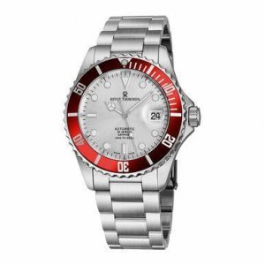 Revue 17571.2126 17571.2126 Diver Silver Dial Red Bezel Stainless Stee