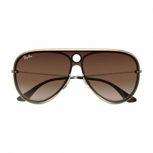 Glop RB3605N-909613 Ray-ban Rb3605n-909613 Gold Silver Aviator Brown G