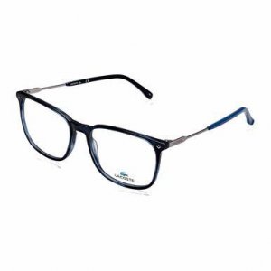 Glop L2805-424 Lacoste L2805-424 Striped Blue Square Men's Acetate Eye