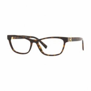 Glop VE3272-108 Versace Ve3272-108 Dark Havana Rectangular Women's Pla