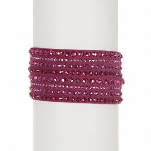 Swarovski 5124127 Slake Fuchsia Alcantara Cubic Zirconia Mixed Crystal