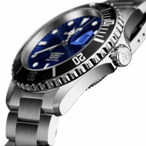 Revue 17571.2123 17571.2123 Diver Blue Dial Stainless Steel Men's Swis