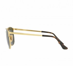 Glop RB3429M-001 Ray-ban Rb3429m-001 Signet Gold Square Metal Green Cl