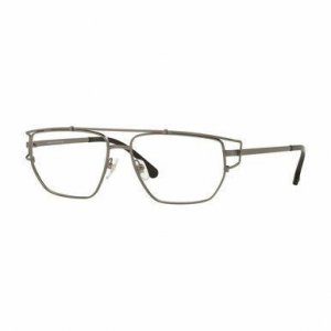 Glop VE1257-1351 Versace Ve1257-1351 Matte Gunmetal Square Men's Metal