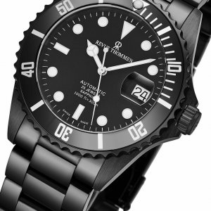 Revue 17571.2177 17571.2177 Diver Black Dial Stainless Steel Swiss Aut