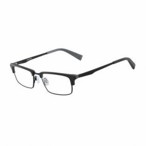 Glop N8123-005 Nautica N8123-005 Matte Black Rectangular Men's Acetate