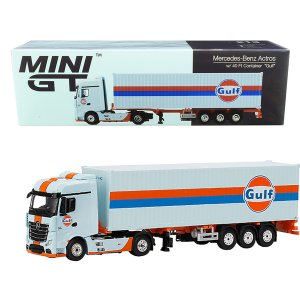 True MGT00213 Mercedes Benz Actros With Trailer And 40\' Container Gul