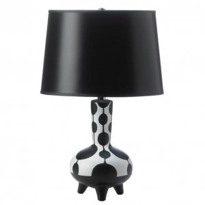 Nikki 5001012 Modern Black And White Lamp