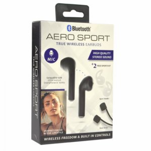 Xtreme PBE9-0112-BLK Pbe9-0112-blk Aero Sport True Wireless Bluetooth 