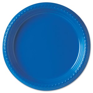 Dart PS15E-0099 Plate,10,plst,500ct,bk