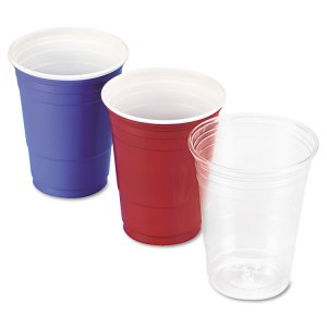 Dart P16R Cup,plastic,red,16 Oz