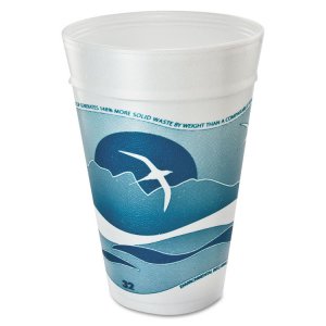 Dart 12J16H Cup,12oz,horizn,foam