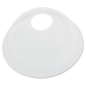 Dart DLR662 Lid,dome Wstraw Hole,clr