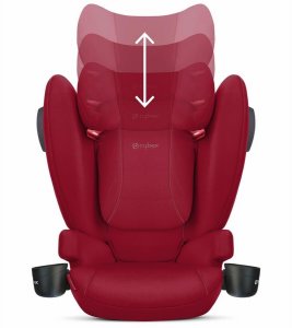 Cybex 521001651 Solution B2-fix Dynamic Red +lux Booster Seat