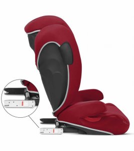 Cybex 521001651 Solution B2-fix Dynamic Red +lux Booster Seat