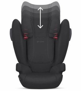 Cybex 521001649 Solution B2-fix Volcano Black +lux Booster Seat