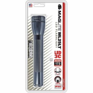 Mag ML25LT-S3096 Maglite Ml25lt 3-cell C Gray Led Flashlight