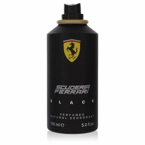 Ferrari 558266 Scuderia Black Deodorant Spray (tester) 5 Oz For Men