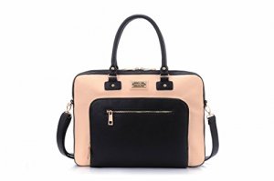 Eco SLLDN-CRBK-14 London Shoulder Bag Cream  Black