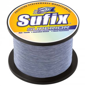 Sufix 647-989 Superior Smoke Blue Monofilament - 100lb - 1205 Yds