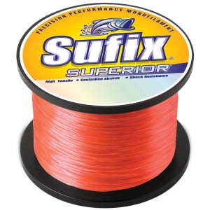 Sufix 647-760 Superior Neon Fire Monofilament - 60lb - 1825 Yds