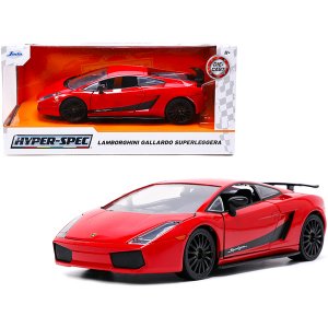 Jada 32945 Lamborghini Gallardo Superleggera Red With Black Stripes Hy