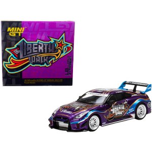 True MGT00245 Nissan 35gt-rr Purple Metallic With Graphics Liberty Wal