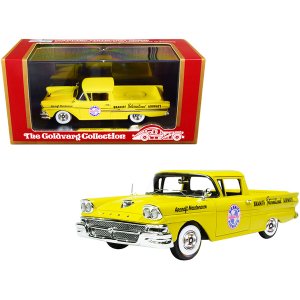 Goldvarg GC-BI-002 1958 Ford Ranchero Aircraft Maintenance Car Yellow 