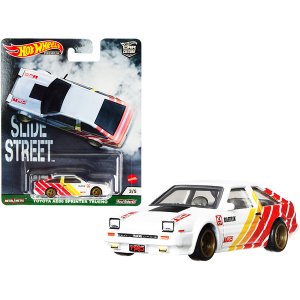 Hot GRJ83 Toyota Ae86 Sprinter Trueno Trd White With Stripes Slide Str