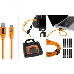 Tether BTKC3215-ORG Tools Starter Tethering Kit With Usb 3.0 Type A To