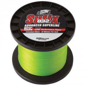 Sufix 660-410L 832reg; Advanced Superlinereg; Braid - 10lb - Neon Gree