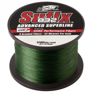 Sufix 660-310G 832reg; Advanced Superlinereg; Braid - 10lb - Low-vis G