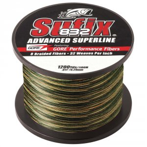 Sufix 660-310CA 832reg; Advanced Superlinereg; Braid - 10lb - Camo - 1