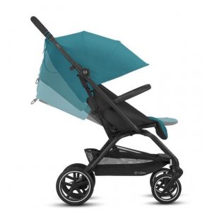 Cybex 521001477 Eezy S + 2 River Blue Travel Strollers 360 Degree Twis