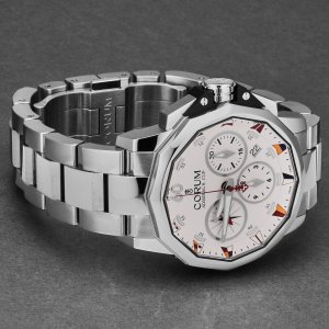 Brav A753/04235 Corum Men's  'admiral Cup' Silver Dial Stainless Steel