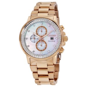 Gart FB3003-51Y Citizen Fb3003-51y Men's Eco-drive 'crystal' Rose Gold