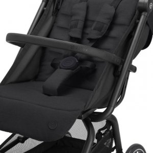 Cybex 521000479 Eezy S + 2 Deep Black Travel Strollers 360 Degree Twis