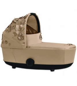 Cybex 521001385 Mios Lux Carry Cot - Simply Flowers - Nude Beige