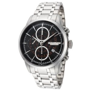 Brav H40656131 Hamilton  Men's American Classic' Black Dial Stainless 