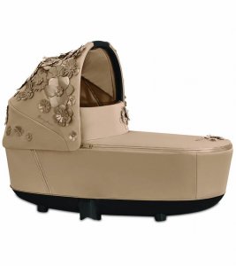 Cybex 521001349 Priam Lux Carry Cot - Simply Flowers - Nude Beige