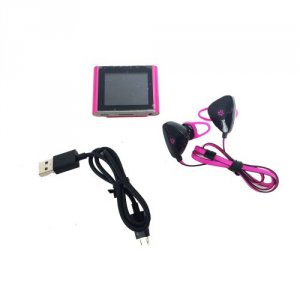 Jlab BTBUD-MP3BNDL-PK-FB Eclipse Fit Clip Plus Bluetooth 8gb Mp3 Usb 2