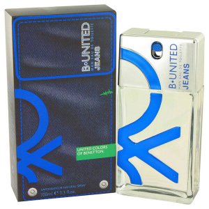 Benetton 478034 B United Jeans Eau De Toilette Spray 3.3 Oz For Men