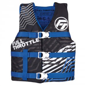 Full 112200-500-002-22 Youth Nylon Life Jacket - Blueblack