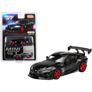 True MGT00226 Toyota Gr Supra Hks Nocturnal Black With Red Wheels Limi