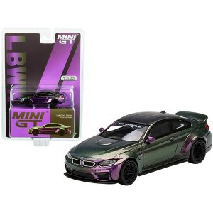 True MGT00228 Bmw M4 Lb Works Purple Green Metallic With Carbon Top Li