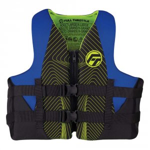 Full 142100-500-050-22 Adult Rapid-dry Life Jacket - Lxl - Blueblack