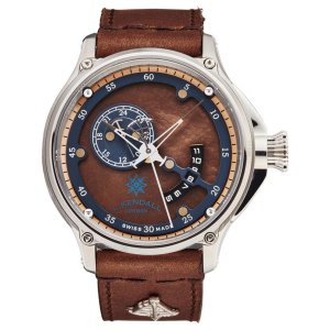 Brav K7-002 Larcum Kendall K7-002 Men's 'k7' Brown Mother Of Pearl Dia