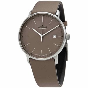 Brav 027/4832.00 Junghans 0274832.00 Men's 'form A' Taupe Dial Leather