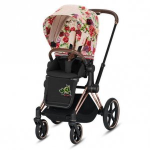 Cybex 520003697 Priam Rosegold Stroller - Spring Blossom - Light Beige